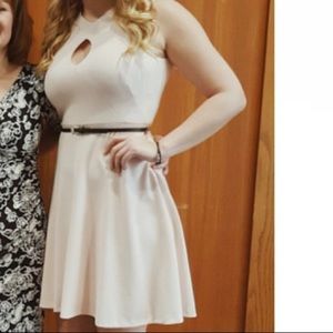 Like New! Calvin Klein baby pink dress!